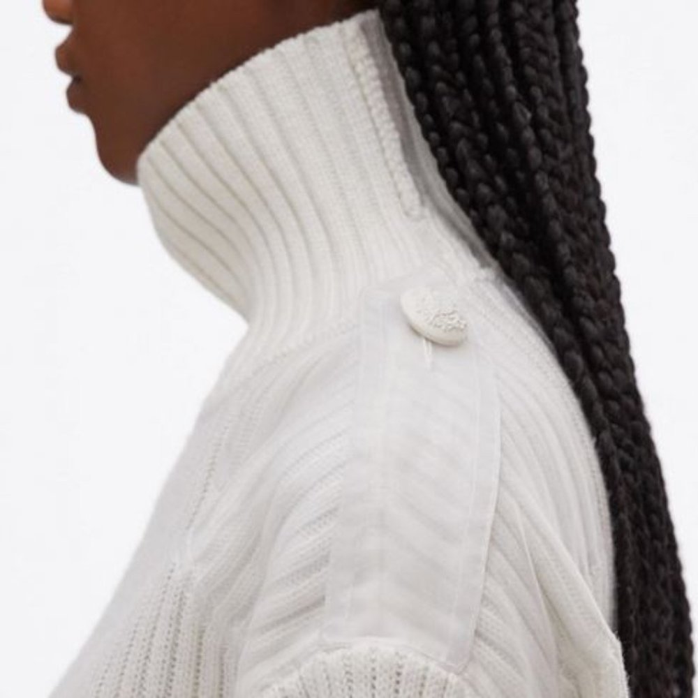 Helmut Lang military crop sweater, XS - Picture 3 of 5